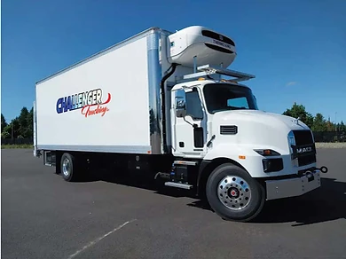 Refrigerated Bobtail in Transit